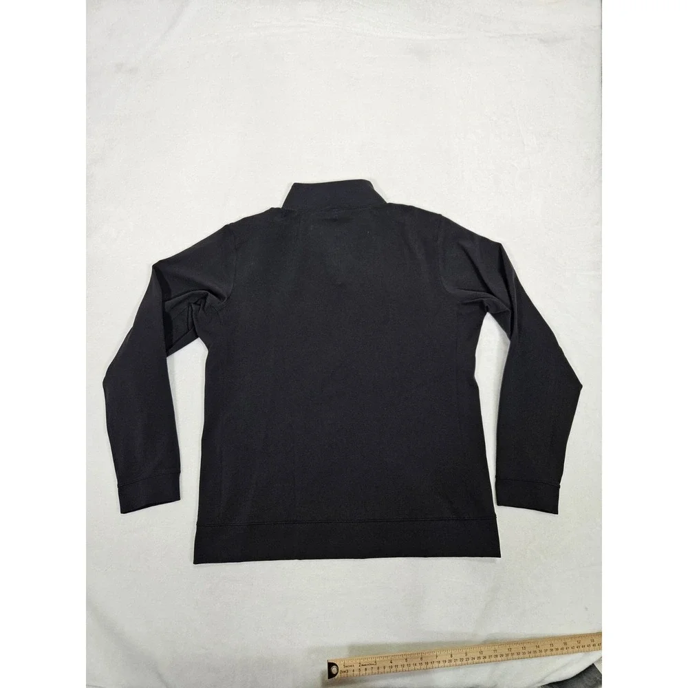 Lululemon Men's Sojourn Fleece Lined Full‎ Zip Black Jacket XL LOGO